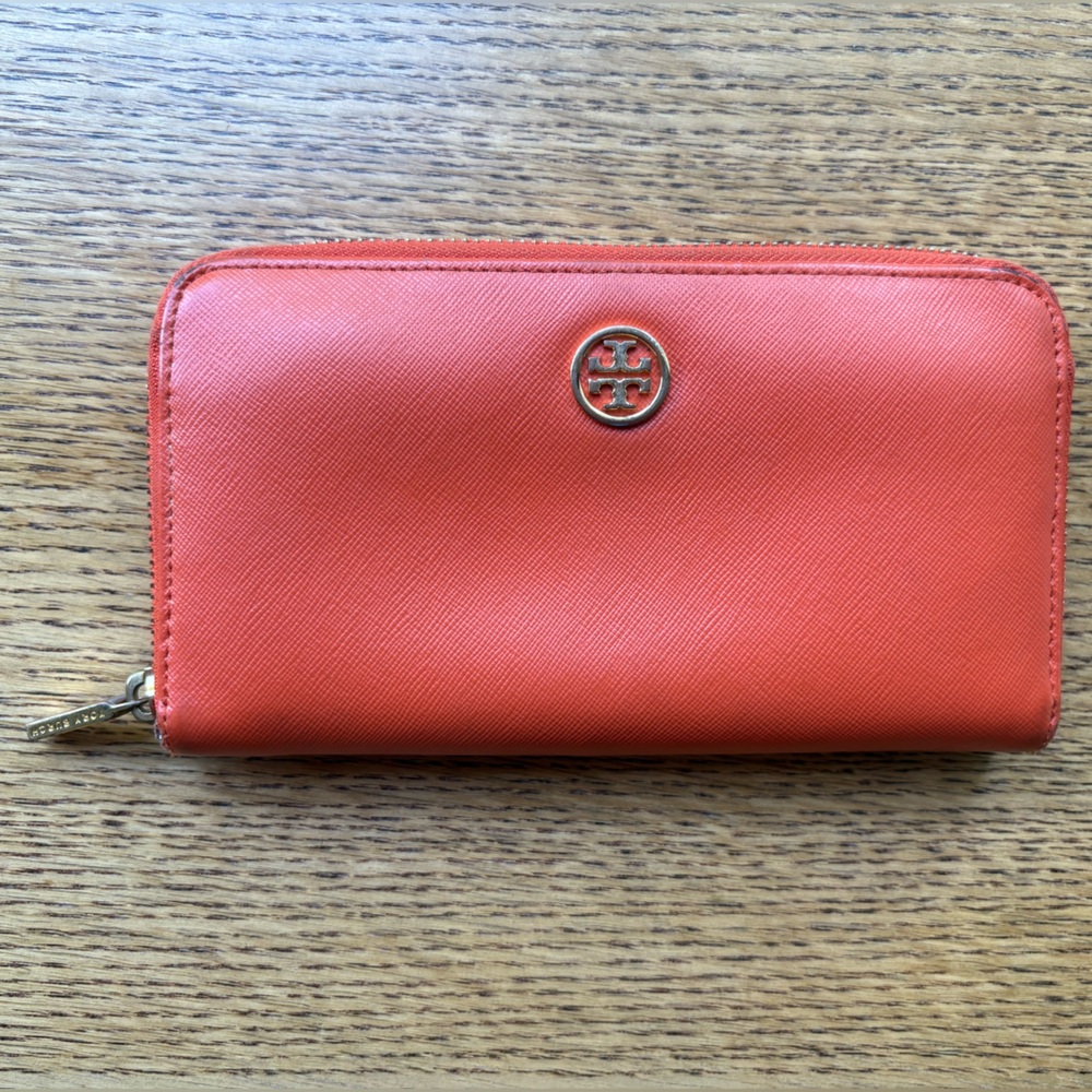 TORY BURCH Orange Wallet